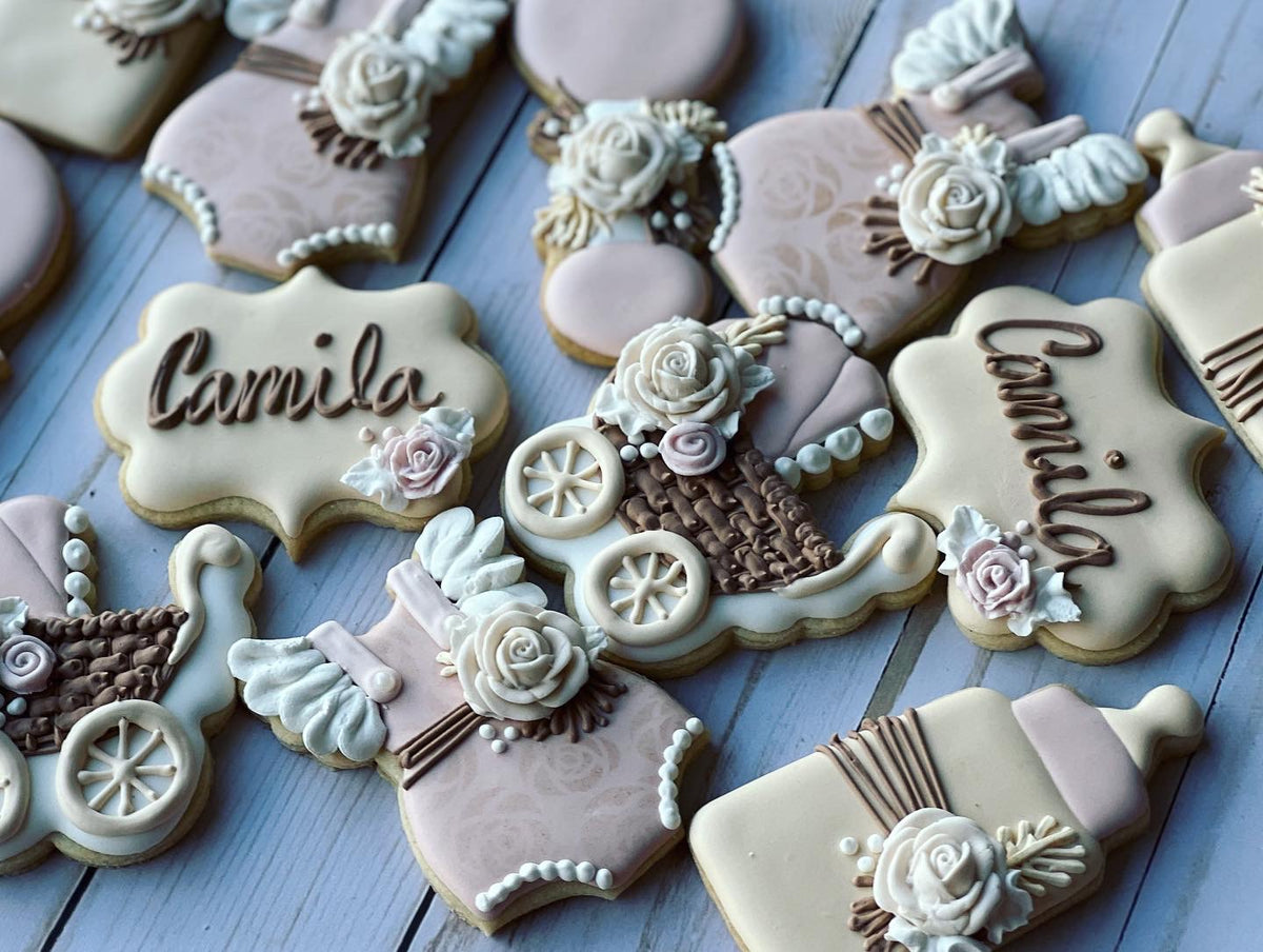 Natural Baby shower cookies – Luli Sweet Shop