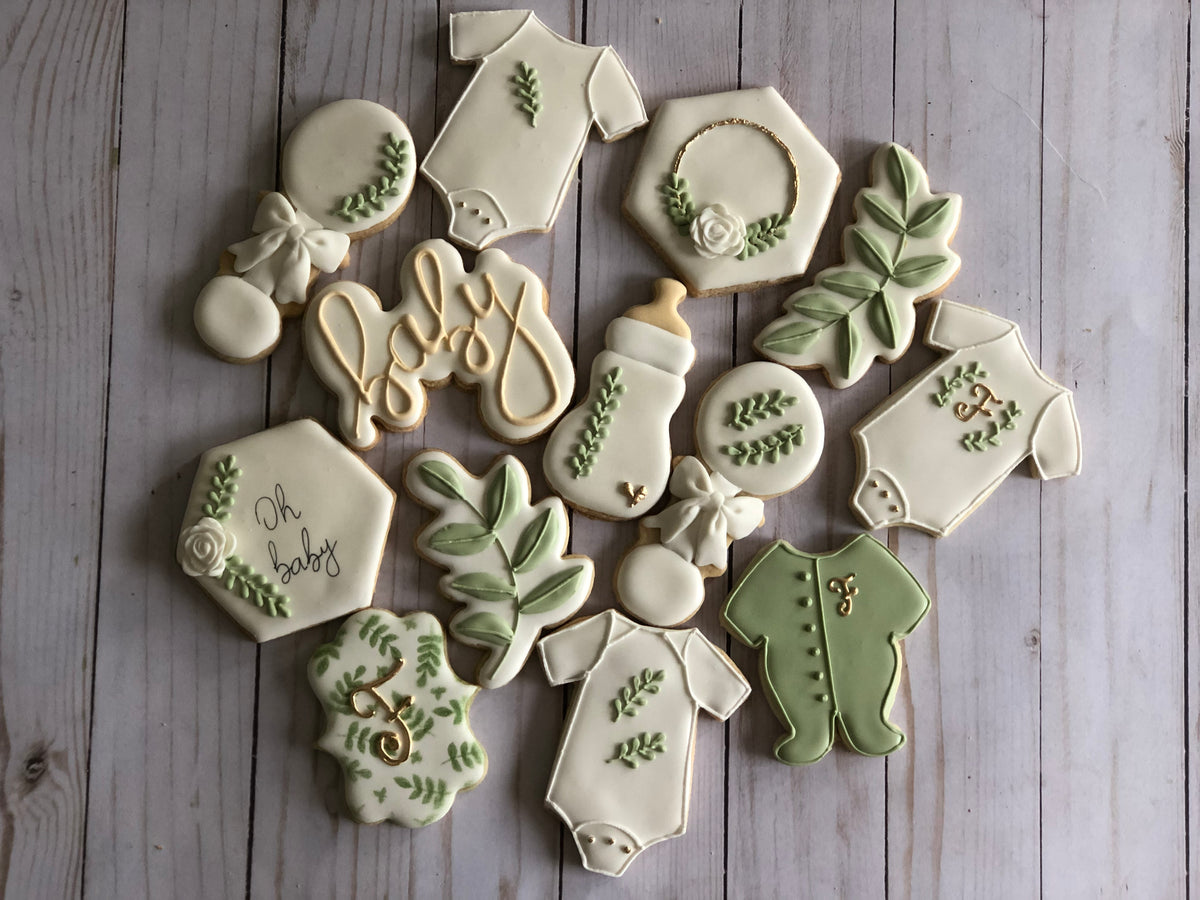 Natural Baby Shower Cookies – Luli Sweet Shop