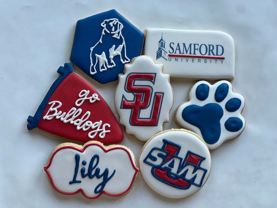 Graduation theme cookies