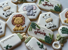 Load image into Gallery viewer, Safari Baby shower cookies