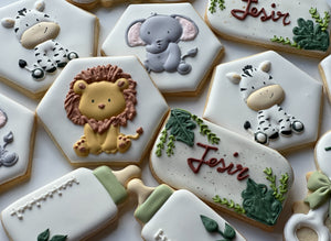 Safari Baby shower cookies