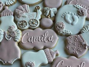 Baby shower cookies