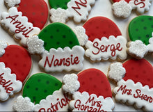 Load image into Gallery viewer, Christmas hat Cookies