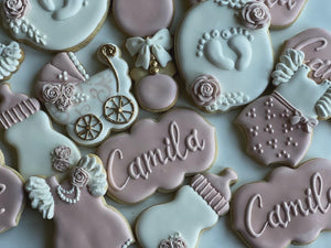 Baby shower cookies