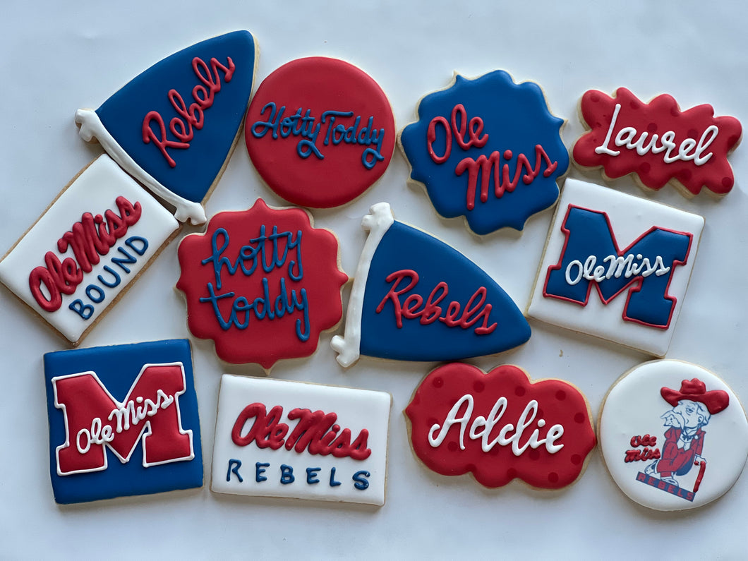 Graduation theme cookies