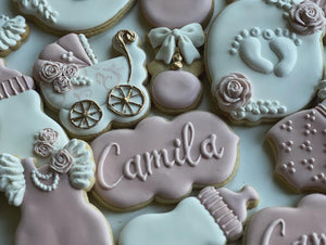 Baby shower cookies