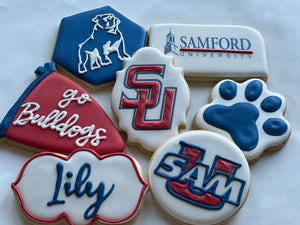 Graduation theme cookies