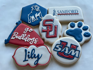 Graduation theme cookies