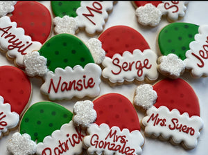 Christmas hat Cookies