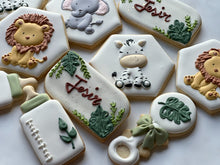 Load image into Gallery viewer, Safari Baby shower cookies