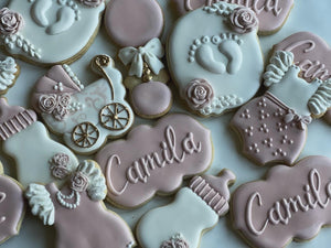 Baby shower cookies