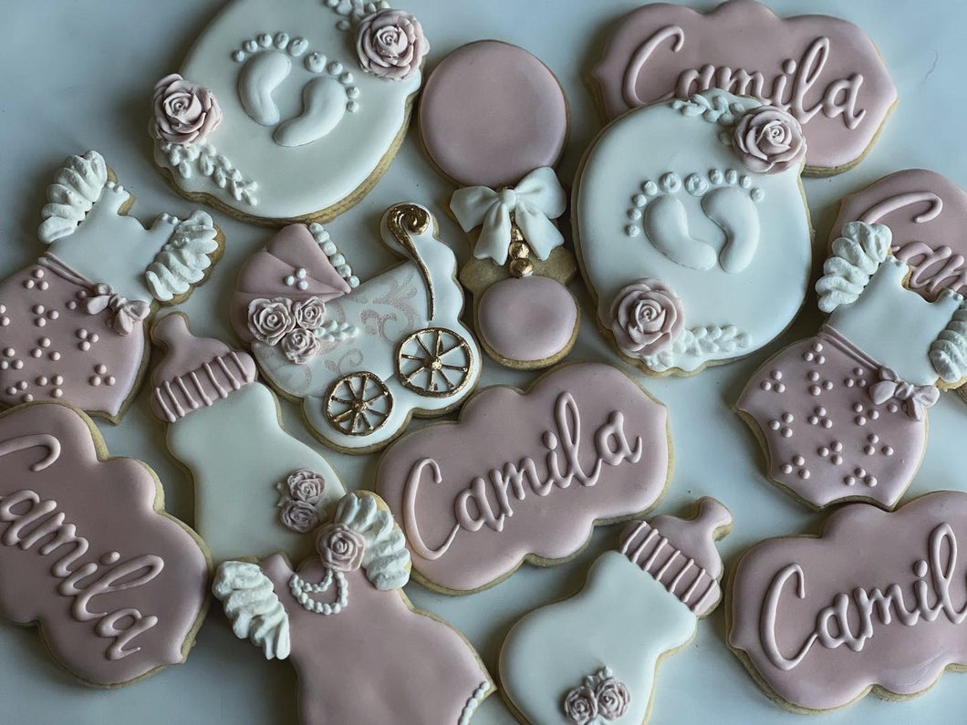 Baby shower cookies