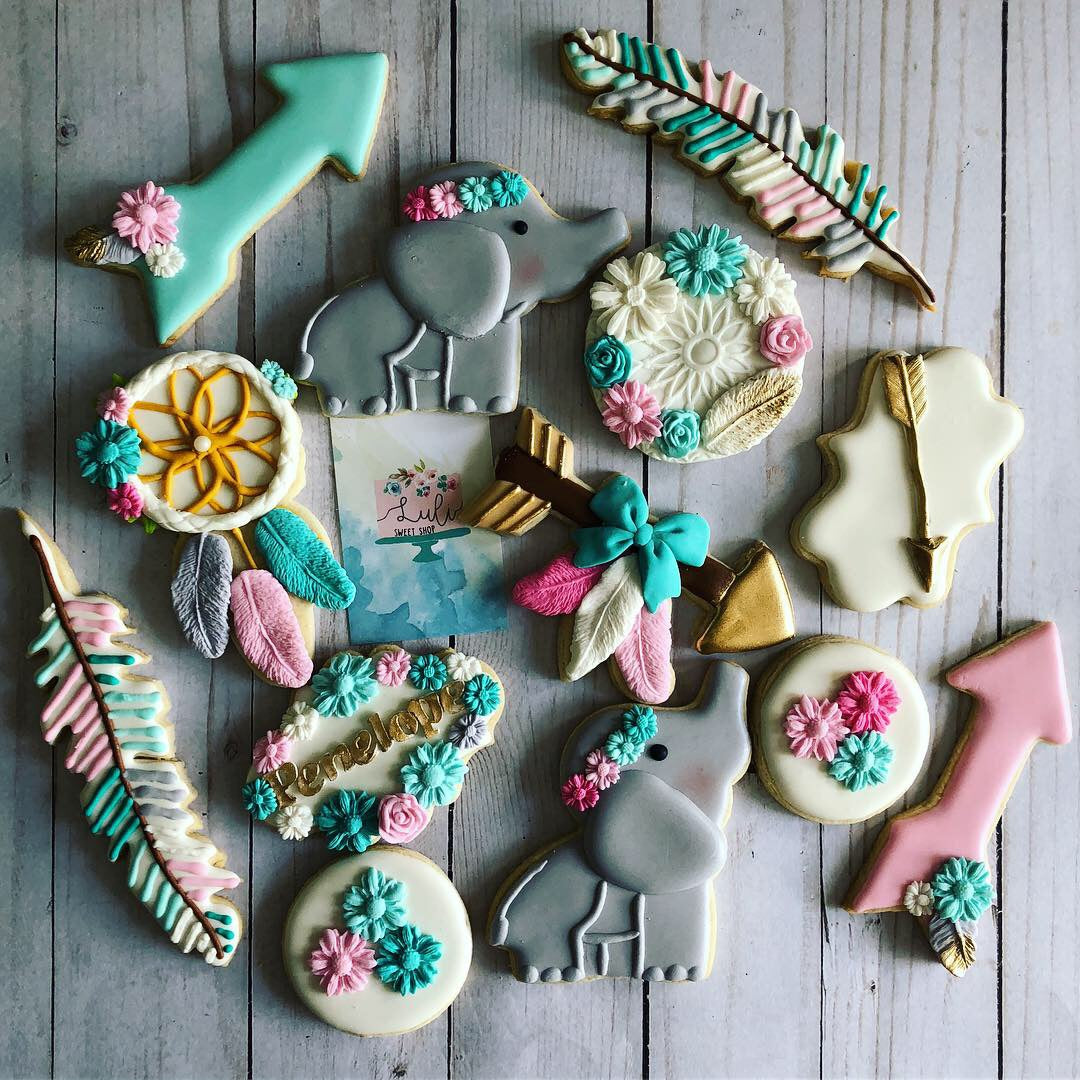 Natural Baby shower cookies – Luli Sweet Shop