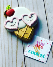 Load image into Gallery viewer, Valentine ice cream cookie gift