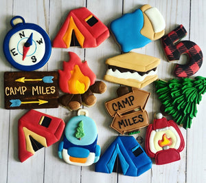 Camping Theme Cookies – Luli Sweet Shop