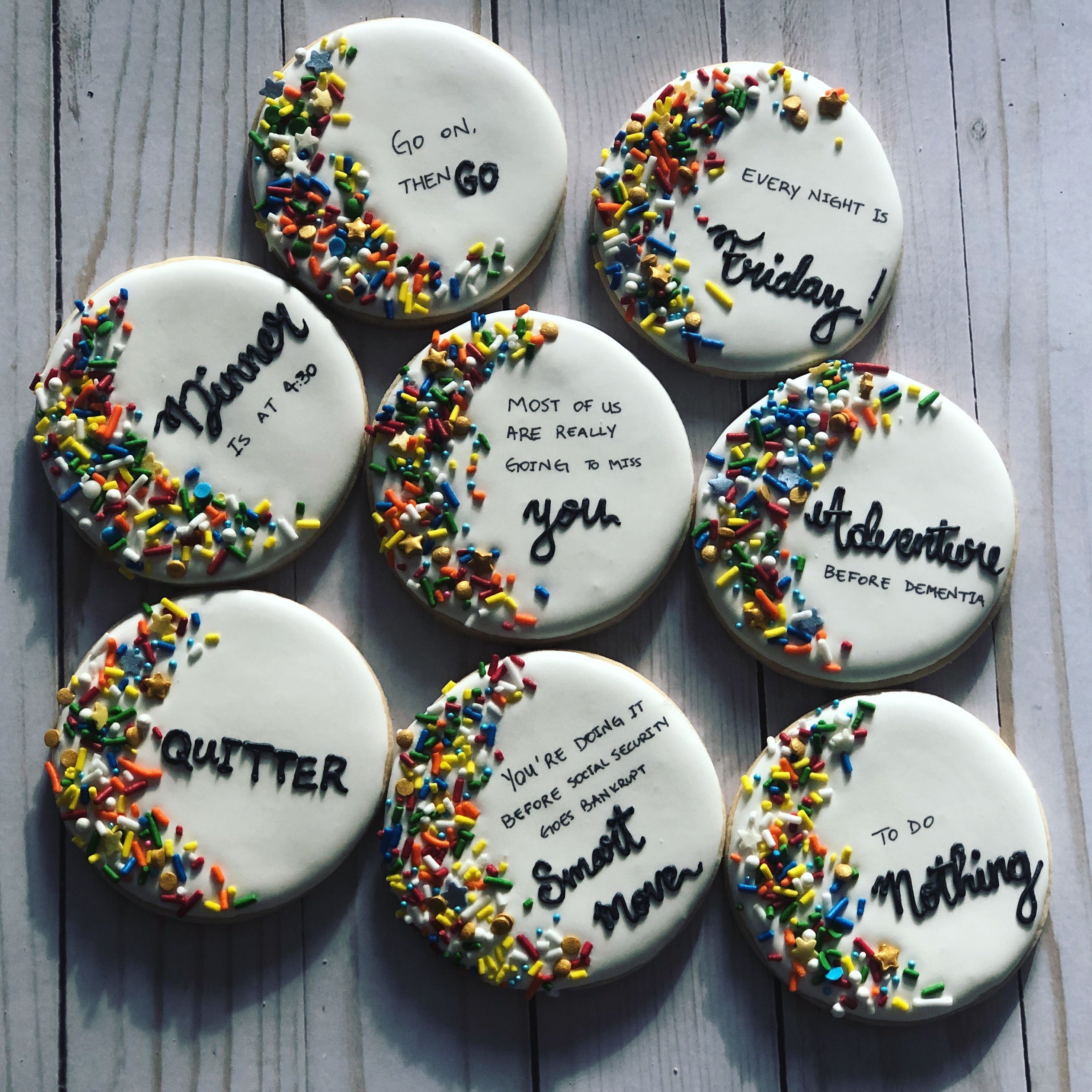 Retirement top Cookies