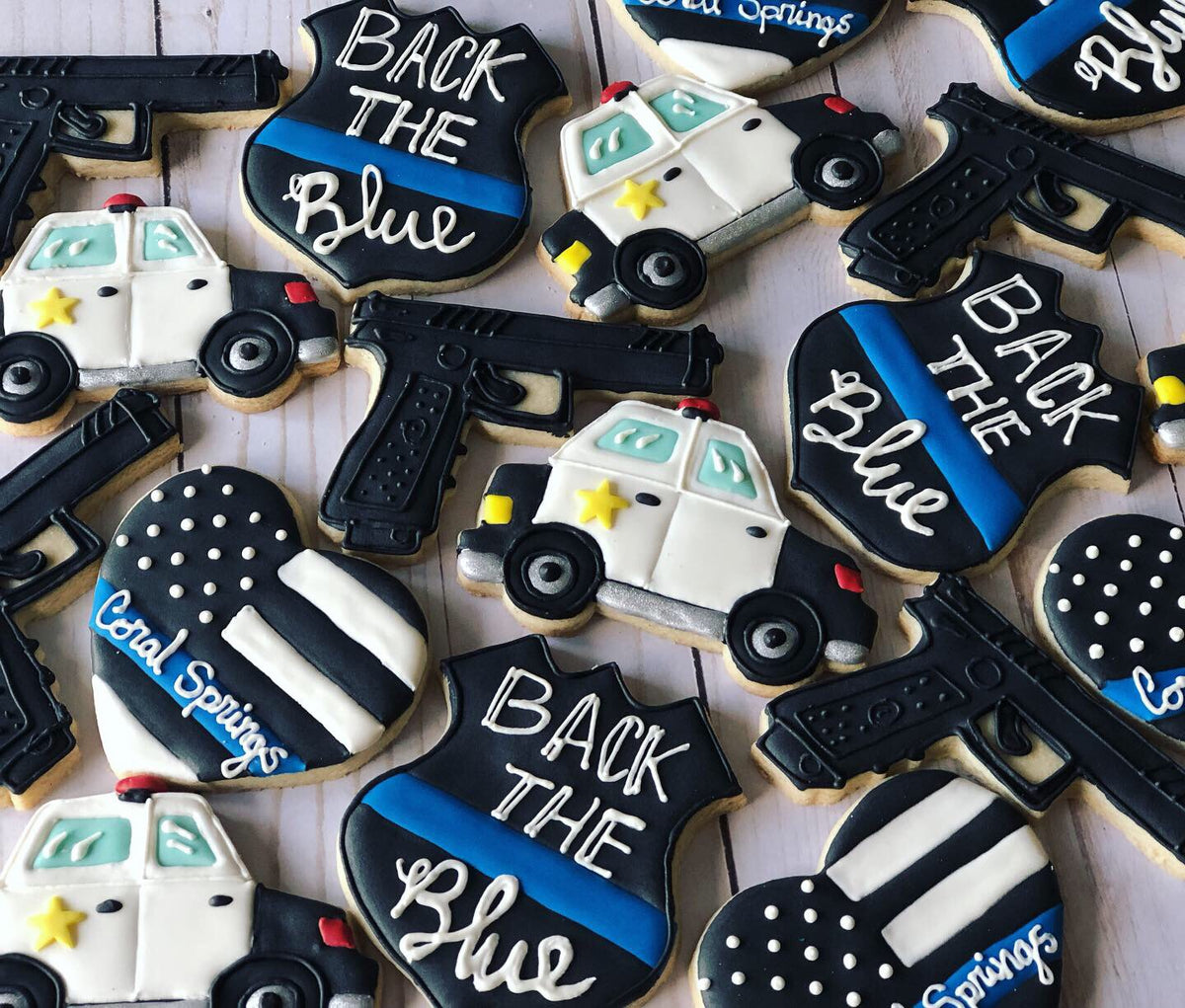 Police theme Cookies – Luli Sweet Shop