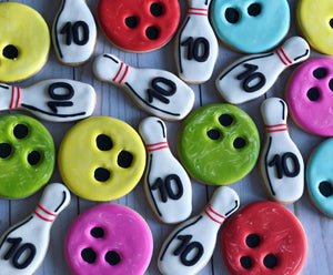 Bowling Theme Cookies