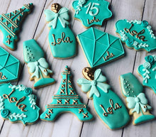 Load image into Gallery viewer, Quinceañera Theme Cookies (15th)