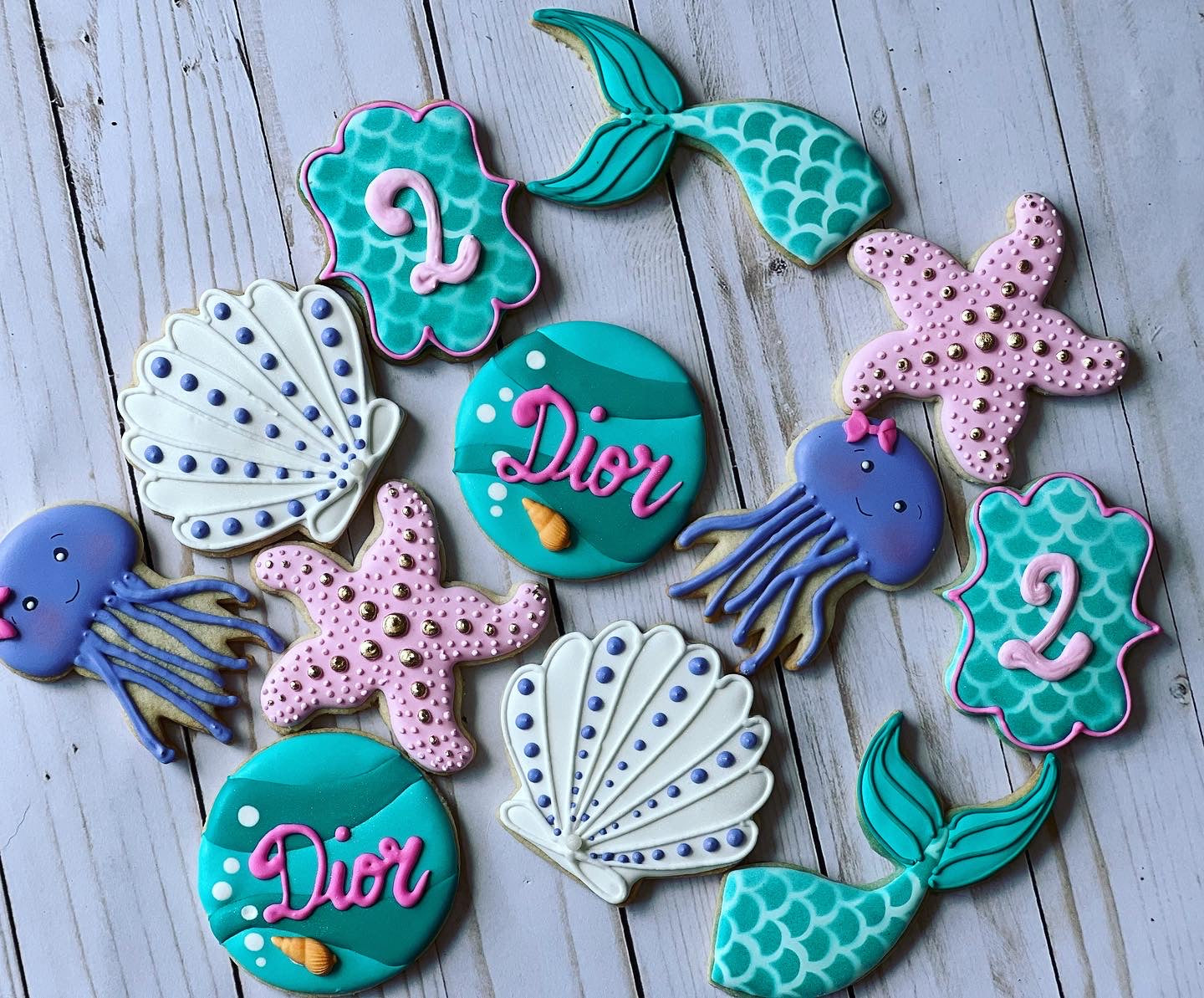 Cheapest Mermaid Cookies - 1 Dozen